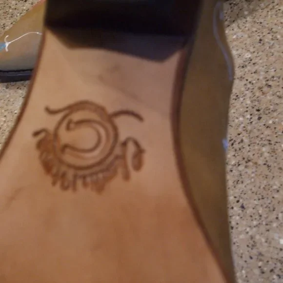 Charlie 1 Horse Lucchese Gorgeous Hand painted Mules 7 B - Picture 3 of 8